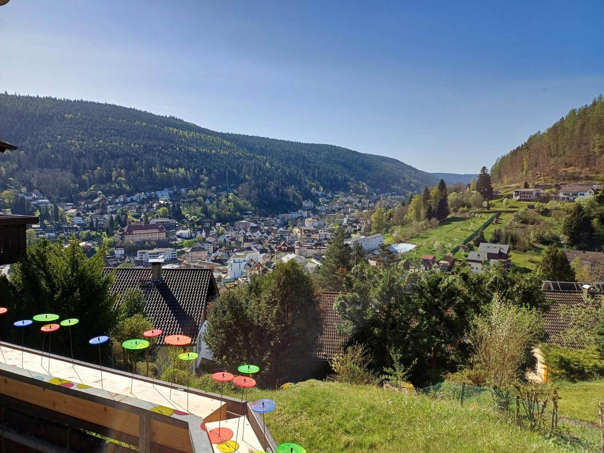 Ferienwohnung Panoramablick Bad Wildbad Luaran gambar
