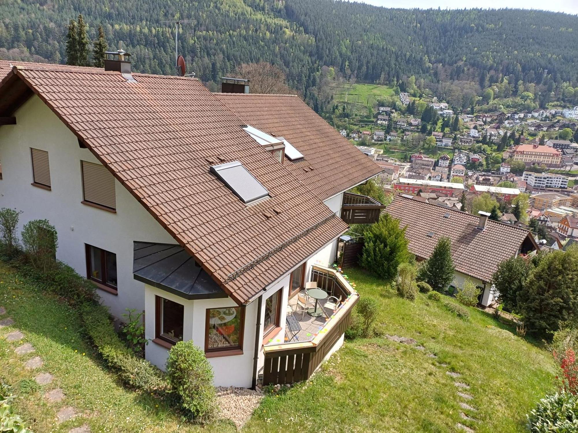 Ferienwohnung Panoramablick Bad Wildbad Luaran gambar